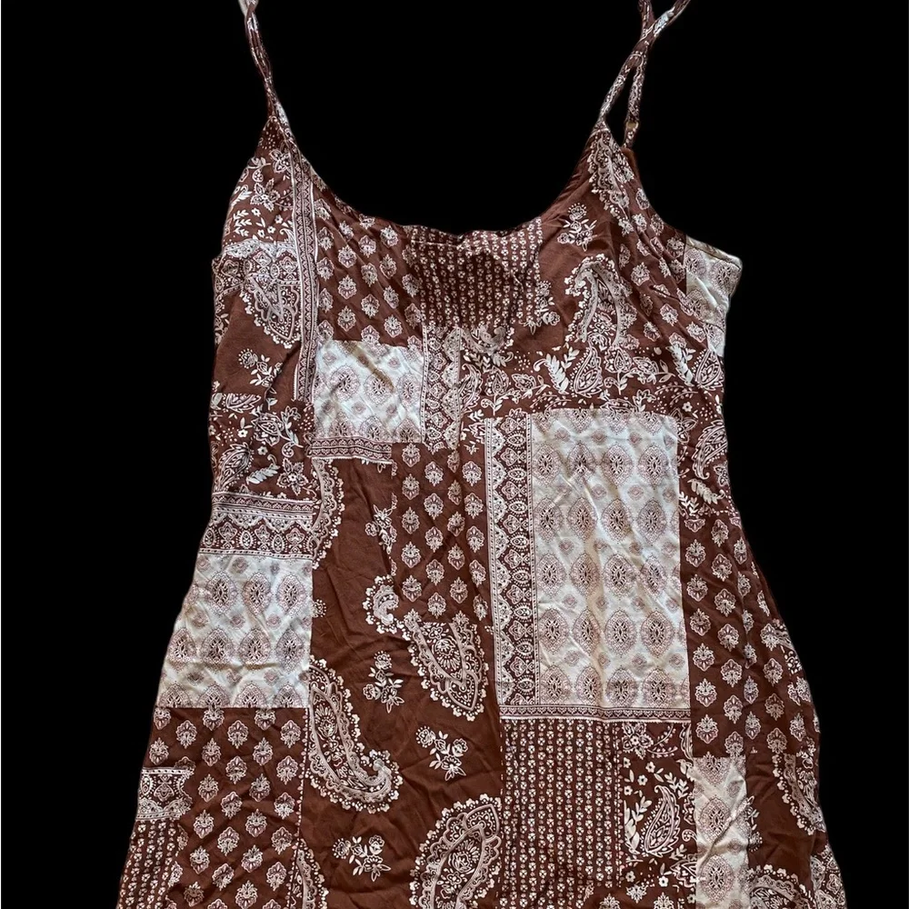 Patchwork pattern mini dress - Picture 2 of 3